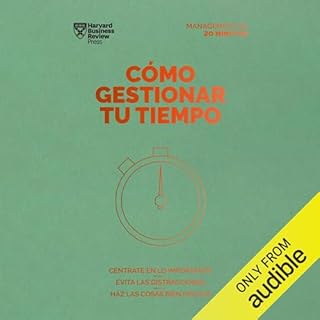 Diseño de la portada del título Cómo gestionar tu tiempo