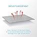 FLASLD Aluminum Heat Shield Mat for Deck Fence, Railing, Grill, Stove, Oven and Refrigerator, Fireproof Cover and Screen Protect Deck Railing from Grill (30×40 inch)