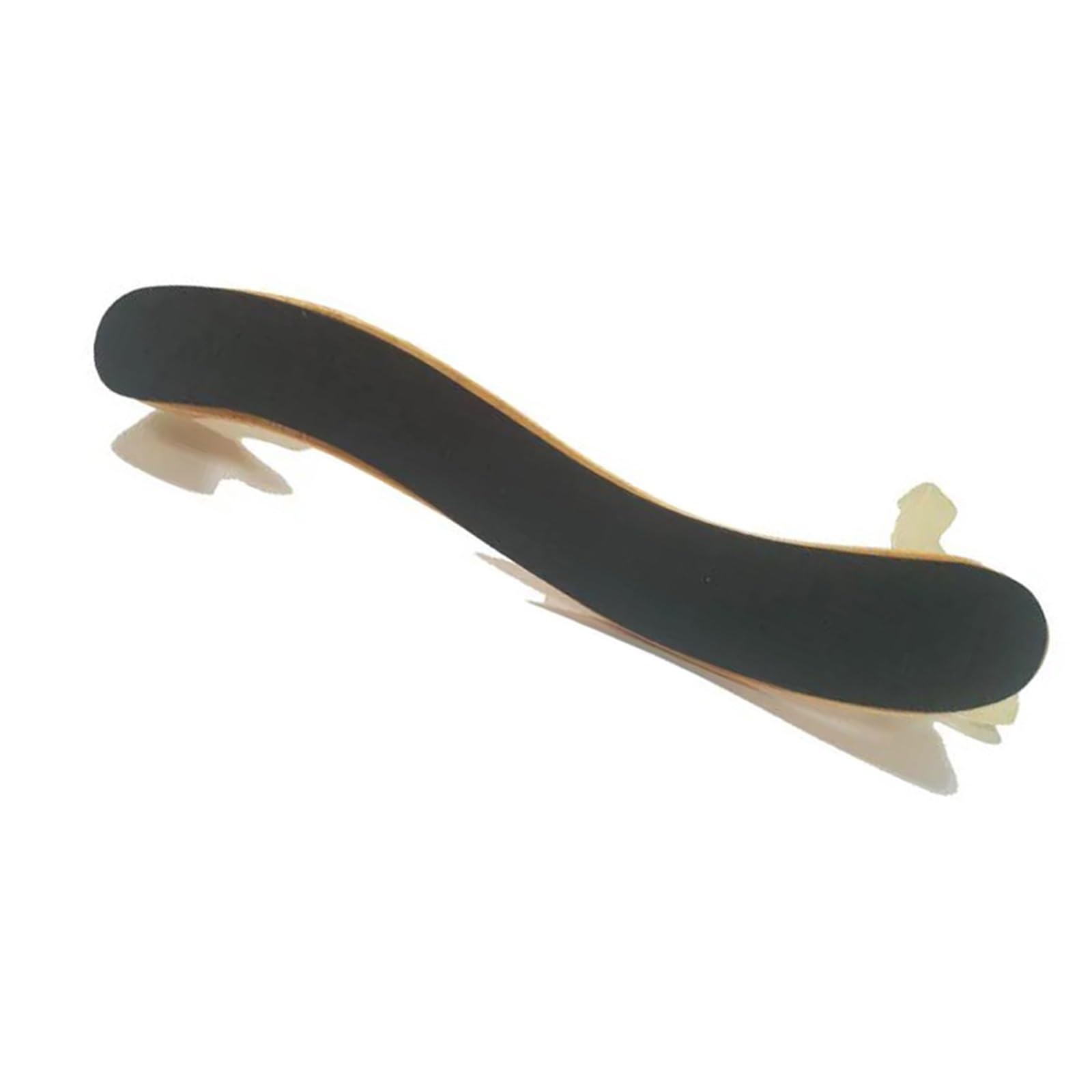 Reposapiés para violín Almohadilla para hombro para violín 4/4 3/4 1/2 1/4 1/8 Madera maciza de arce Ajuste de esponja gruesa(1/2)