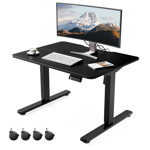 ERGOMAKER Adjustable Standing Desk with Lockable Wheels