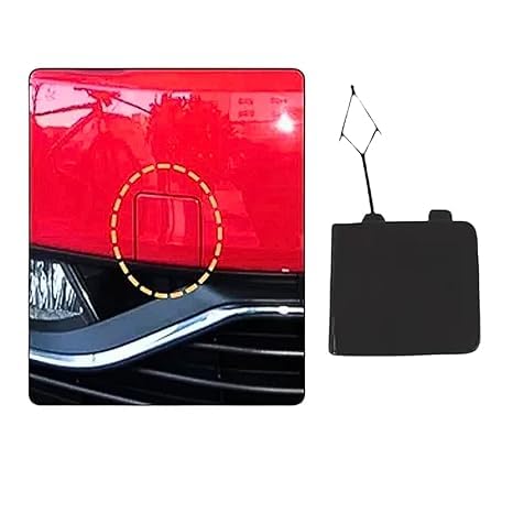 Front Bumper Tow Hook Cover Cap, Eye Cover Compatible with Polo 2014-2019, Vento 2014-2019, Speedwav-picture-17