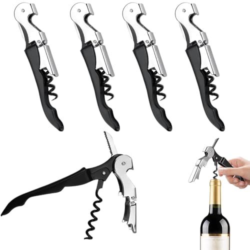 La mejor comparación de Descorchador - los preferidos. 42 5 Piezas Sacacorchos Vino, Destapacorchos, Sacacorchos, Adecuado Para Fiestas De Bodas, Fiestas De Cumpleaños, Familias, Bares, Etc. Para Abrir Tapas De Botellas