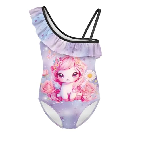 Image of Yzaoxia Girls One Piece Swimsuits Bathing Suit for Kids Swimwear 3-14Y