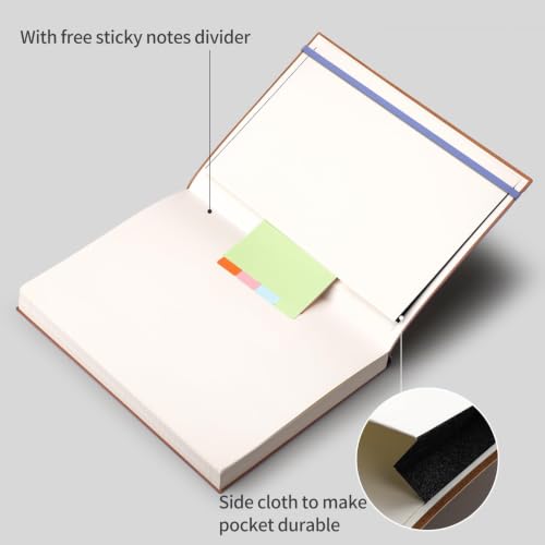 Carnet ligné anti-transparence avec 320 pages et couverture souple - 4