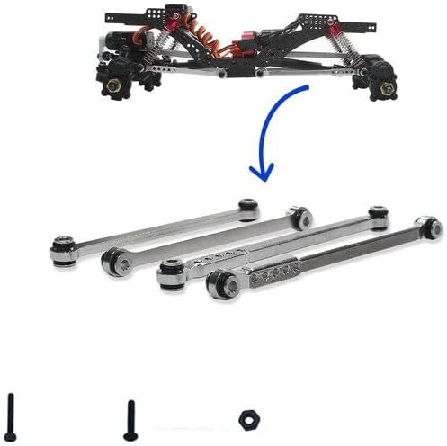 Furitek FCX24 Cayman Rear XL Link 65MM - Silver