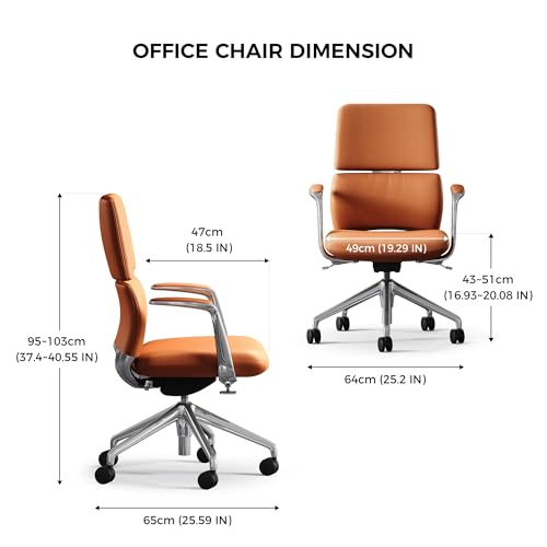 Luxury leather executive chair