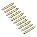 Uxcell 48pcs Double Ended Self-Tapping Thread Dowel Screws - 4x11mm, Wood to Wood Connecting