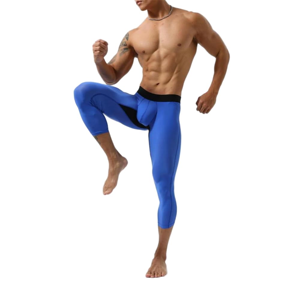 JCVBN rajstopy do biegania męskie trening fitness trening kompresja spodnie na siłownię długie spodnie legginsy joggingi sporty szybkoschnące