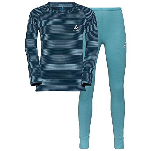 Produktfoto von Odlo Kids Active WARM ECO Funktionsunterwäsche-Set, Reef Waters - Blue Wing Teal