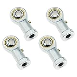 4PCS PHS6 Rod End Bearings, 6mm Inside Diameter,Female Right Hand,for CNC Machine and DIY Craft