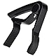 VBESTLIFE Tuner für Gitarre, Capo Gitarre Capo Acoustic Capo Klammer für akustische E-Gitarre Uklele Banjo mit Bridge Peg Extractor(Schwarz)