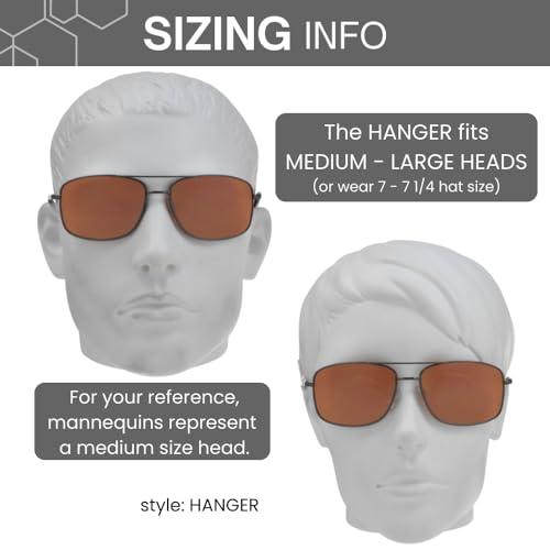Image of proSPORT Blue Light Blocking Sunglasses - HD Copper Amber Metal Aviator Reduce Eye Strain Better Sleep