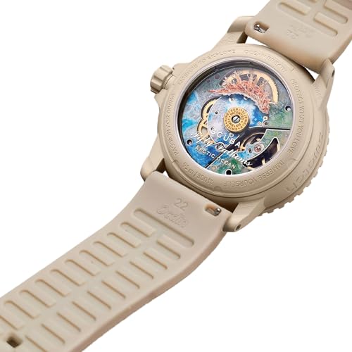 Image of 22 MM Watch Strap Replacement for Blancpain X Swatch with Hex Spanner Quick Release Silicone Watch Band Compatible with Bioceramic SCUBA Fifty Fathoms