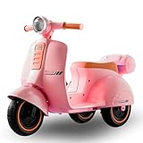 Mini Moto Elétrica Scooter Frente e Ré 6V Som e Luz