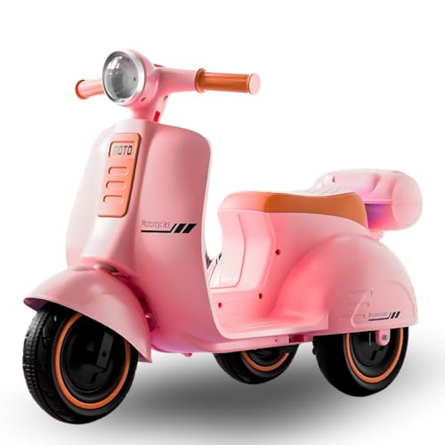 Mini Moto Elétrica Scooter Frente e Ré 6V Som e Luz