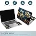 ARTSO Laptop Skin Sticker Decal 15-15.6 inch, Universal Soft Vinyl Sticker for 12.1 13 13.3 14 15.4 Inches Laptop Netbook Notebook Art Case Protector, Golden Flower