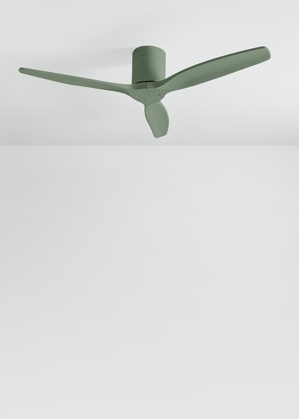 CREATE / WINDCALM M/Ventilateur de plafond ABS vert sauge avec télécommande / 40W, Silencieux, Ø132 cm, 6 vitesses, minuterie, fonction été-hiver