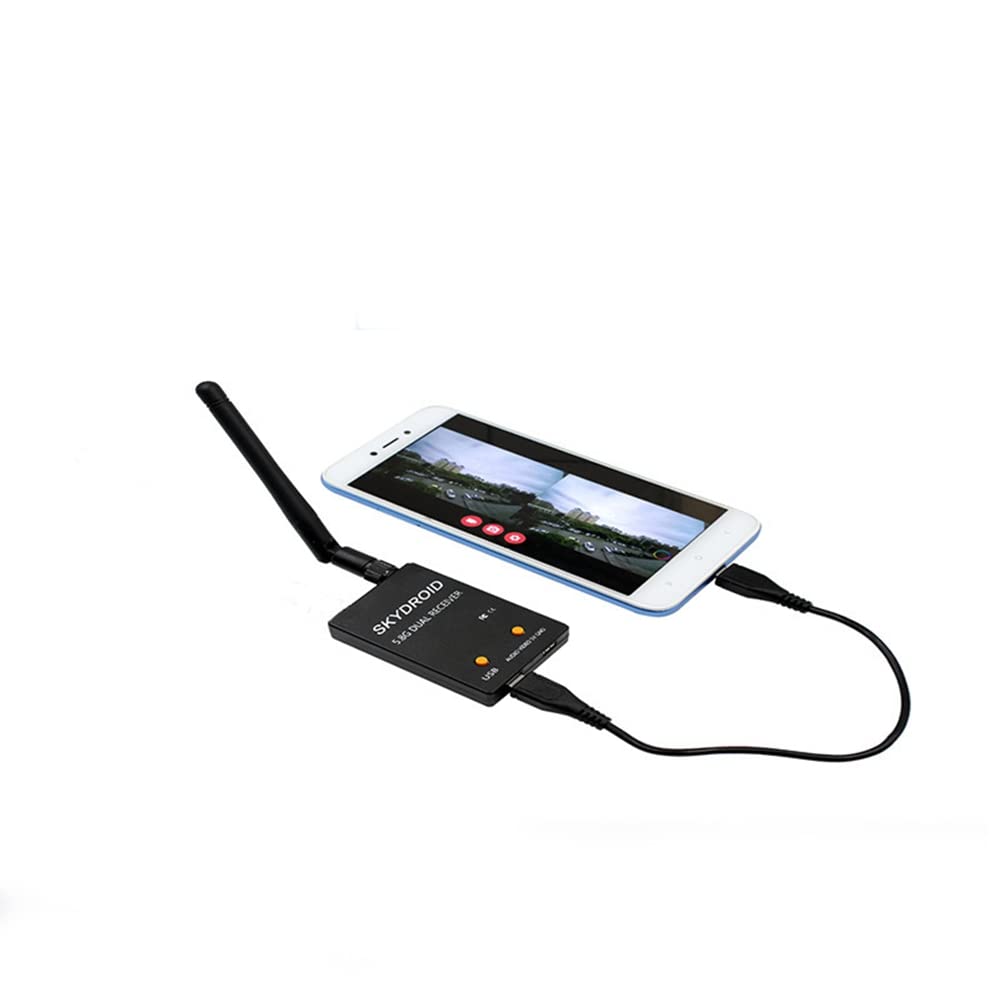 Skydroid UVC Mini FPV Récepteur OTG 5.8G 150CH Canal Transmission Vidéo Audio en Liaison Descendante pour Téléphone Android