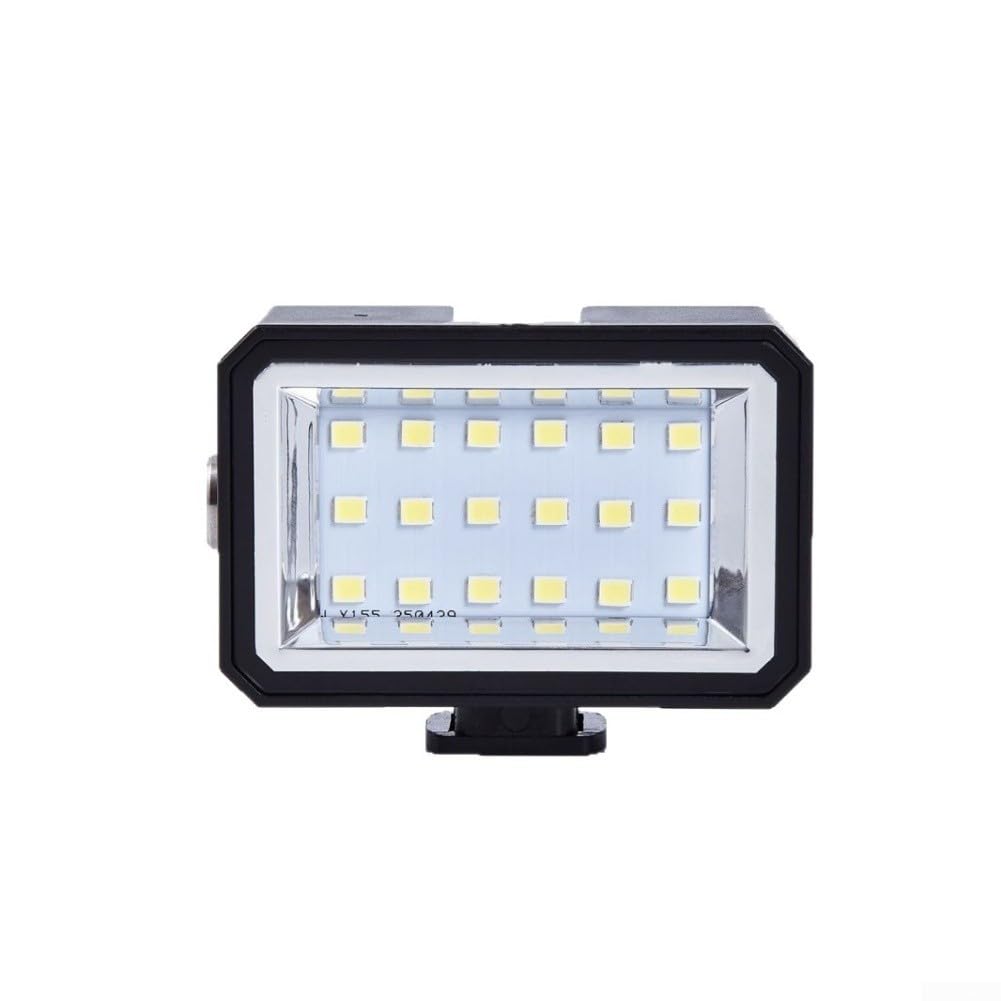 Lumière LED compacte pour Insta360 X5, IPX8 étanche pour la plongée, lumière claire et uniforme en PC, améliore les photos dans des conditions de faible luminosité, noir
