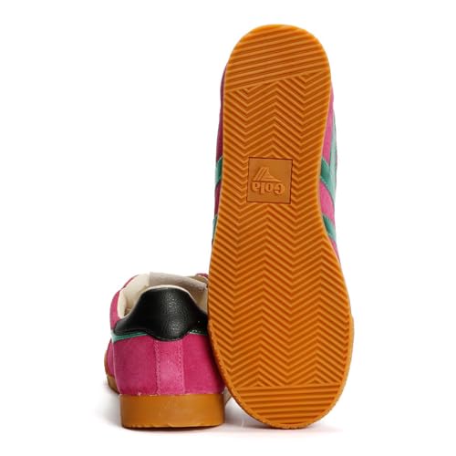 Image of Gola Women's Elan Glitz Suede Sneakers