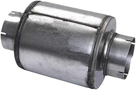 Exhaust Resonator Galvanized Steel 5 Inch Inlet With 9 Inch Body