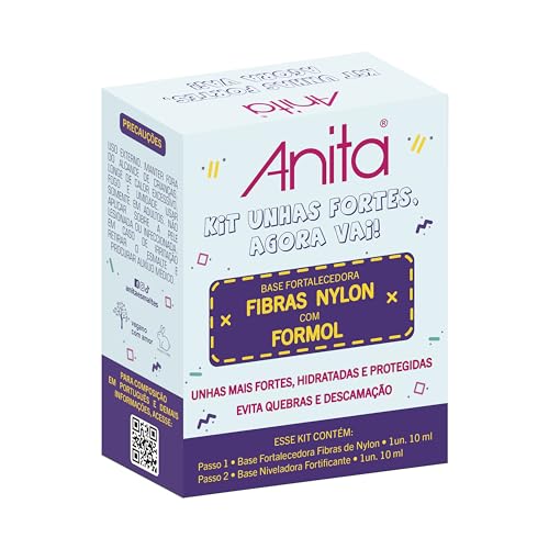 #ANITA KIT UNHAS FORTES BASE 2 PASSOS 10ML