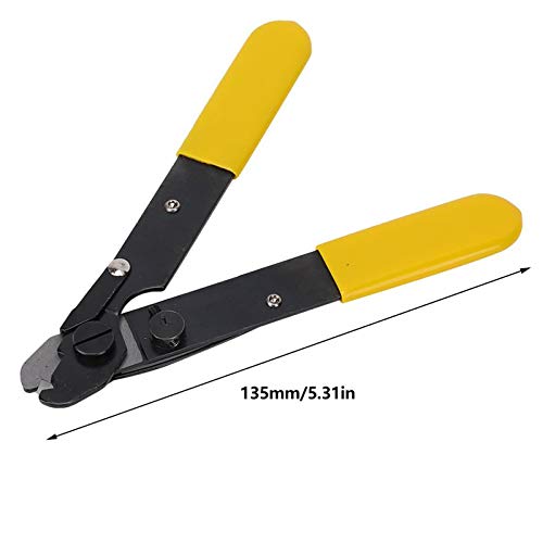 Fiber Optic Stripper, Single Hole Fiber Optic Cable Stripping Plier, Wire Stripper Cutter Tool for Working Technicians Electricians - Image 2