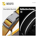 WOOFO Premium Hundehalsband | Super verstellbar für alle Rassen, Schnellverschluss-Schnalle | Extra weiche und verbreiterte Polsterung & reflektierender Rand Design für Sicherheit (groß, violett)