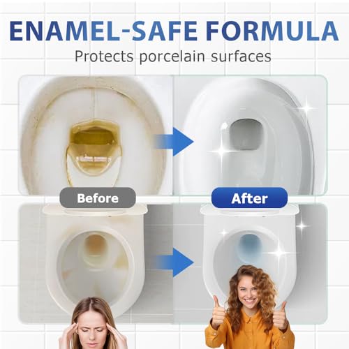 WC Acción Total Limpiador para Inodoro, Limpiador para WC, Cleaning Block WCS, Producto de Limpieza Súper Potente con Activo Descalcificador, 3 en 1 Limpieza Profunda, Antical y Desodorante (1) - imagen 7