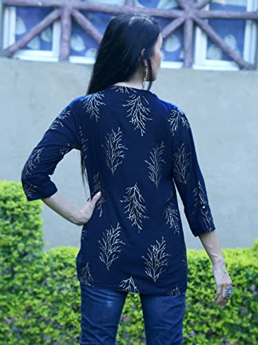 Image of Women's Rayon Anarkali Regular Fit Top