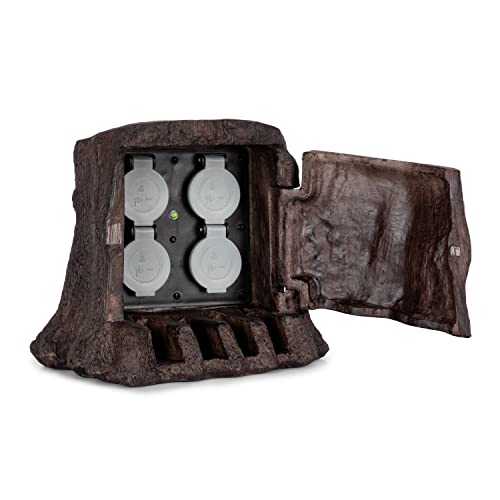 Blumfeldt Outdoor Steckdose Wasserdicht, 5m Aussensteckdose, 4...