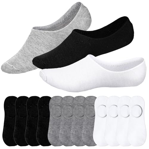 6 Pairs Ankle Socks For Women No Show Socks Womens Non Slip Socks Bulk Liner Socks Low Cut Invisible Liner Ankle Socks Cut Ankle Short Anti-Slid Athletic Running Novelty Casual Invisible Liner Socks
