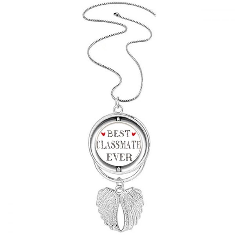 Collier ailes d'ange Best Classmate ever pour ne plus manquer d'idées cadeaux