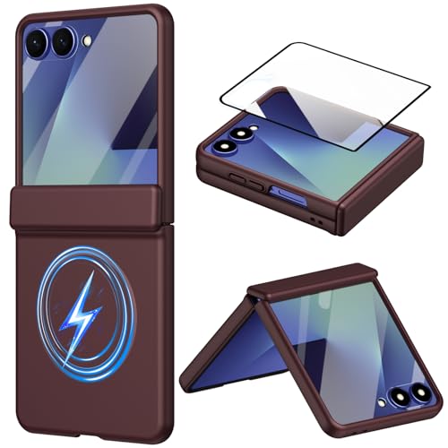 Coque Samsung Galaxy Z Flip7 évitez les rayures d'écran avec cet étui silicone rouge