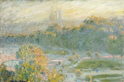Art Mural les Tuileries Claude Monet pour Décoration de Bureau