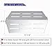 Leship Grill Replacement Parts for Weber Genesis 300 Series E310 E320 E330 EP310 EP320 EP330 S310 S330 Grills(Front Control), 17.5-inch Flavorizer Bars and Heat Deflectors Replace for Weber 7620 7622