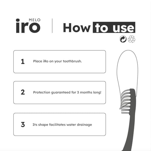 IRO Toothbursh Cover - Schützt vor 99% Schmutz und Keimen - Atmungsaktive Zahnbürstenkappe für Reisen, Zuhause oder Camping, passend für die meisten elektronischen und manuellen Zahnbürsten, bis zu 3 – Bild 8