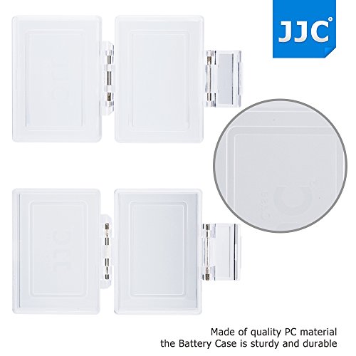 4-Pack Jjc Compatible Camera Battery Case For Canon Lp-E6N Lp-E8 Lp-E12 Lp-E17 For Nikon En-El15 En-El14A For Sony Np-Fz100 Np-Fw50 Np-Fm500H Np-Bx1 For Fujifilm Np-W126S Np-95 For Olympus Bln-1 Bls-5 #TOP3