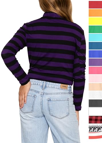 Image of STRETCH IS COMFORT Girl's Oh So Soft Long Sleeve Turtleneck | Youth Size 2-16