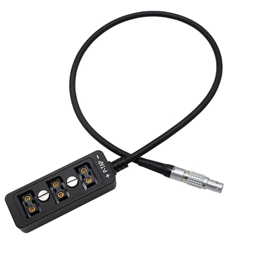 Cable de alimentación de cine de 2 pines a D-tap triple con tornillo HangTon