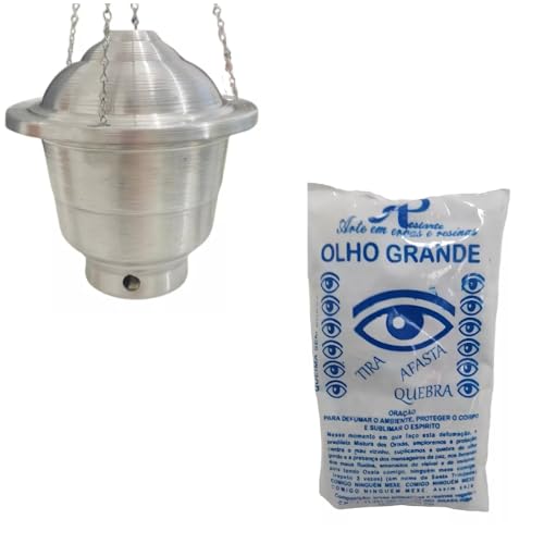Kit Defumação Turíbulo + Defumação Tira Olho Gordo/Olho Grande - Oferta