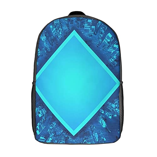 Sac à dos enfants à motif imprimé 3D ergonomique et grand format 17 pouces