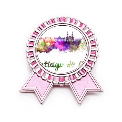 Broche aquarelle rose Chili : personnalisez vos tenues neutres