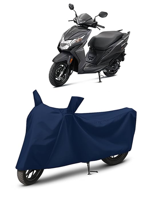 Image of Waterproof Scooty Cover for Honda Dio | All Weather Protection from Rain, Dust, UV Rays & Scratches with Mirror Pockets & Buckle Belt | Dio Scooty Cover