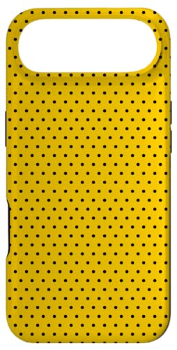 Polka Dot Pattern Yellow And Black Women Girls Polka Dots X}zP[X iPhone Air p