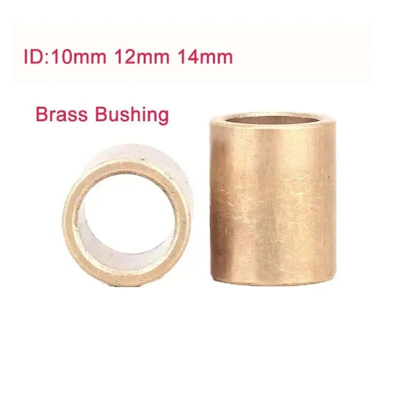 ID 10/12/14mm Brass Bushing Guide Sleeve Precision Base Bearing Sleeve (10x14x5mm 10pcs)