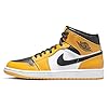 Nike-Mens-Air-Jordan-1-Mid-Shoes-Taxi-White-Black-11 Nike Men's Air Jordan 1 Mid Shoes, Taxi White Black, 11
