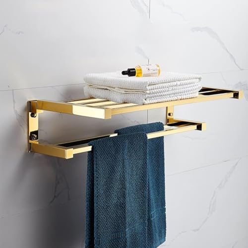 Juego de Accesorios de baño, toallero Plegable de latón, tendedero, Juego de Accesorios de baño (toallero Plegable)