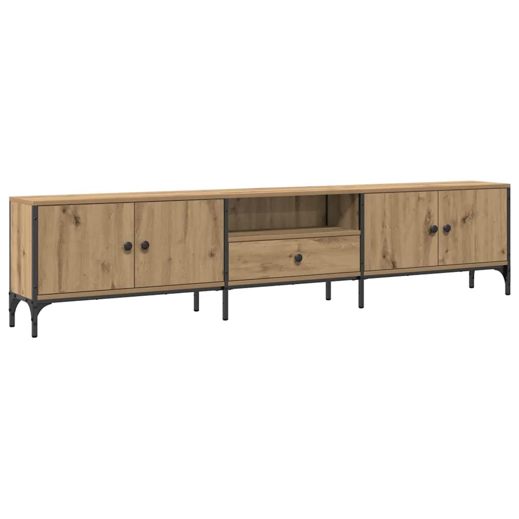 Vidaxl (Artisan Oak) Tv Cabinet With Drawer Tv Unit Media Cabinet Tv Stand Engineered Wood