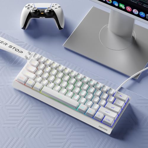 SEUNKWANG EWEADN F61 60% Gaming Keyboard Wired, RGB Backlit Membrane